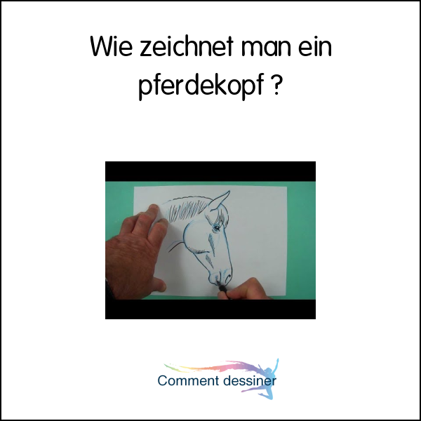 Wie zeichnet man ein pferdekopf